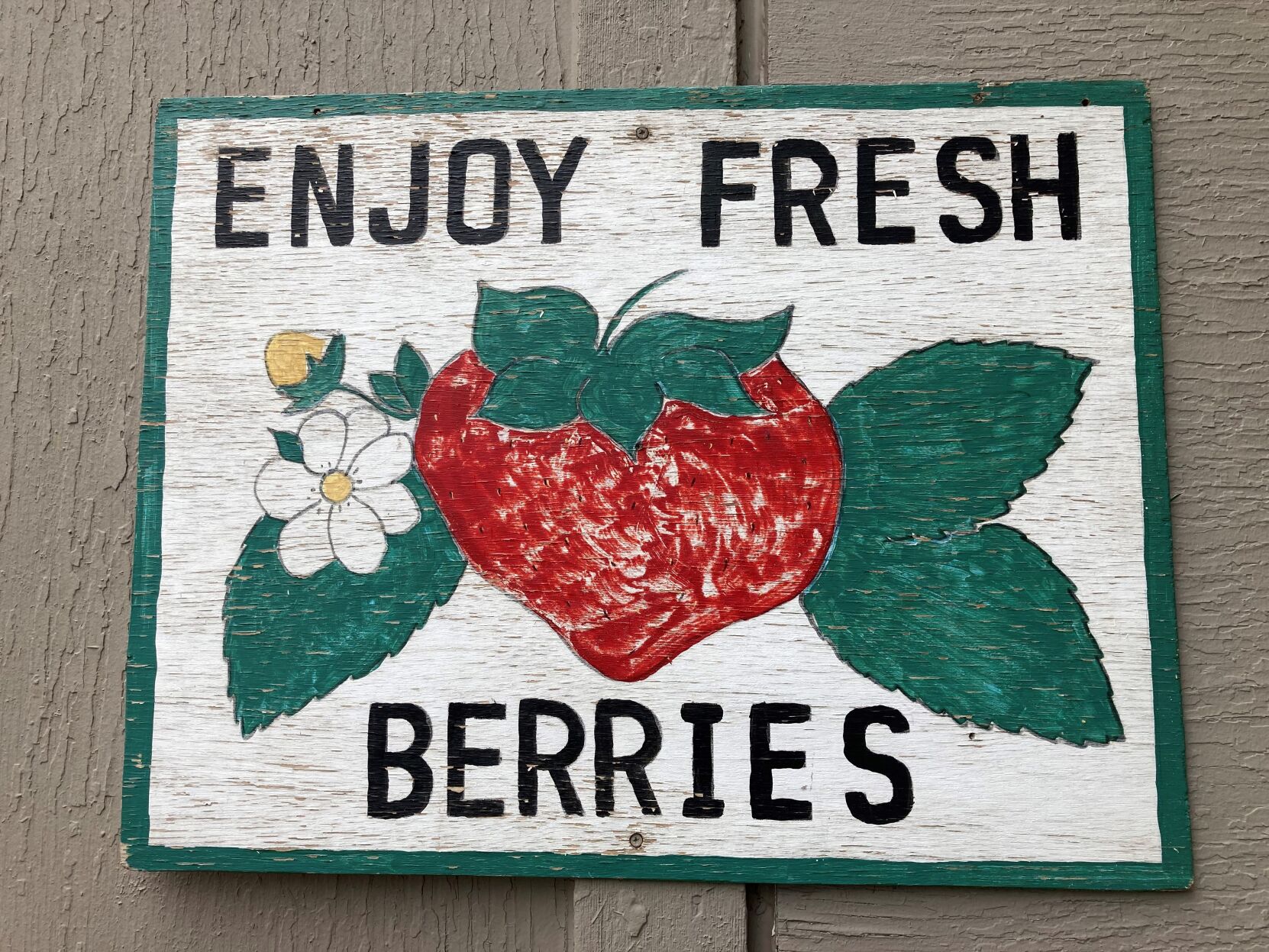 Strawberry Sign